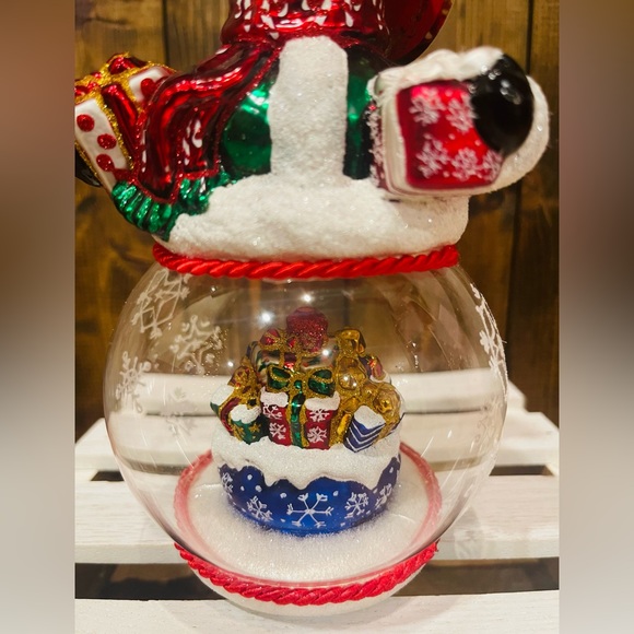 Christopher Radko Snowman Christmas Ornament Chilly and Cheery Globe - Picture 3 of 8